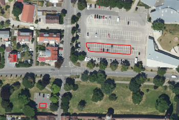 Bad samples of prediction at a parking place