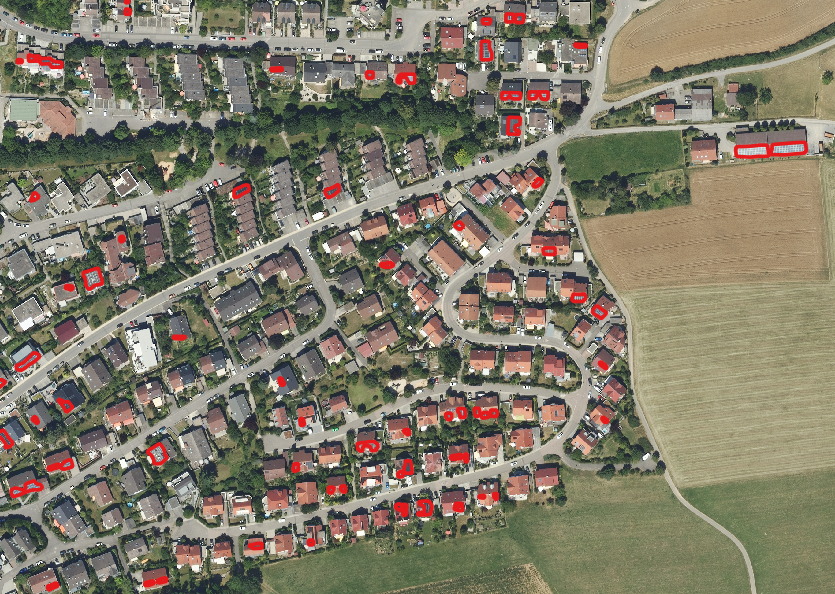 Sample of village area in Weil der Stadt.